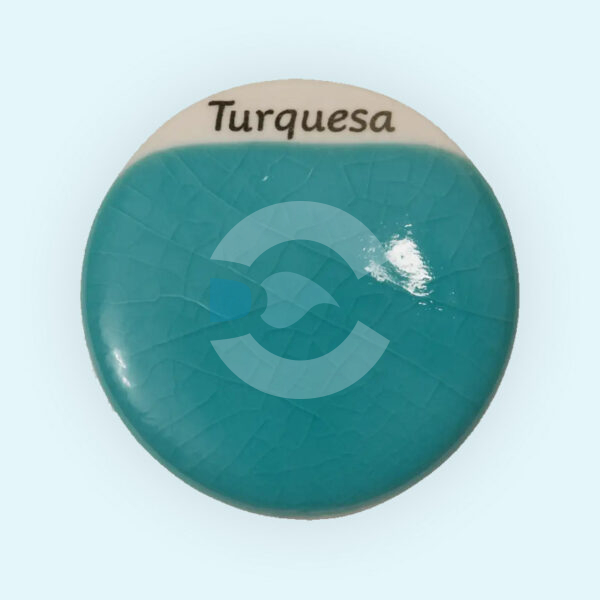 Esmalte Cerámico Artísticos Turquesa Craquelado C59 (250 gr / 1 kg)