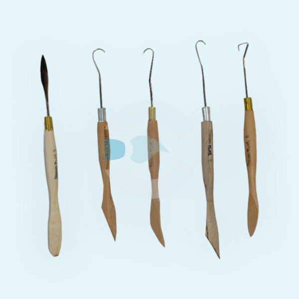Estecas de Madera y Acero Inoxidable Stassen S404
