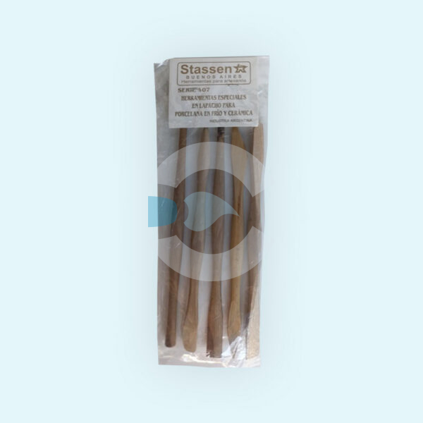 Set de Estecas de Madera Lapacho Stassen S407 (5 Unidades)