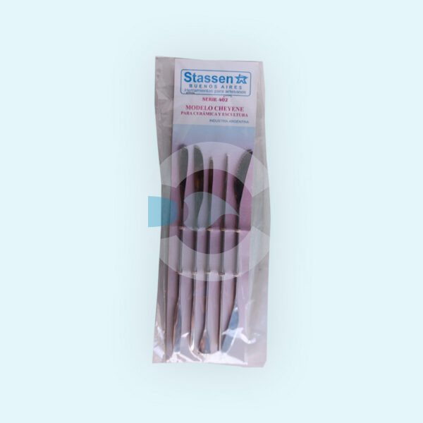 Set de Estecas de Acero Inoxidable Stassen S201 (4 Unidades)