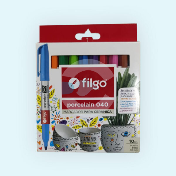 Marcadores para Cerámica Filgo Porcelain x 10 Unidades