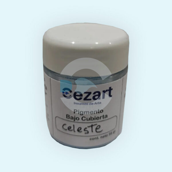 Pigmentos Bajo Cubierta (Listo para usar) Celeste BC0107 25 gr