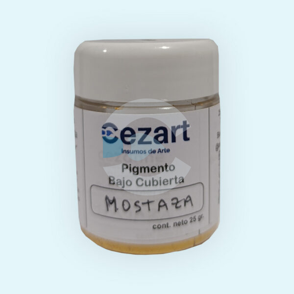 Pigmentos Bajo Cubierta (Listo para usar) Mostaza BC0112 25 gr