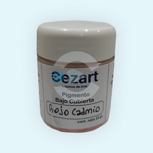 Pigmentos Bajo Cubierta (Listo para usar) Rojo Cadmio BC0116 25 gr