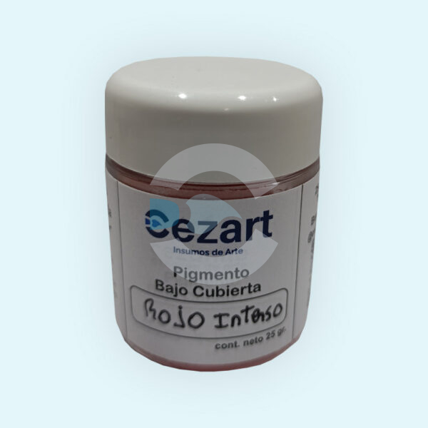 Pigmentos Bajo Cubierta (Listo para usar) Rojo Intenso BC0117 25 gr