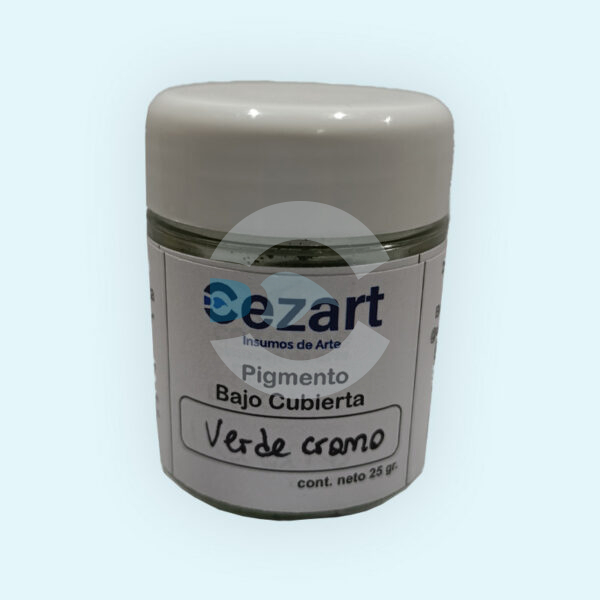 Pigmentos Bajo Cubierta (Listo para usar) Verde Cromo BC0121 25 gr