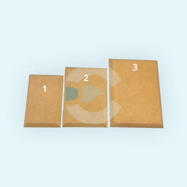 Contramolde rectangular (20 x 12 cm / 24 x 16 cm / 28 x 20 cm)