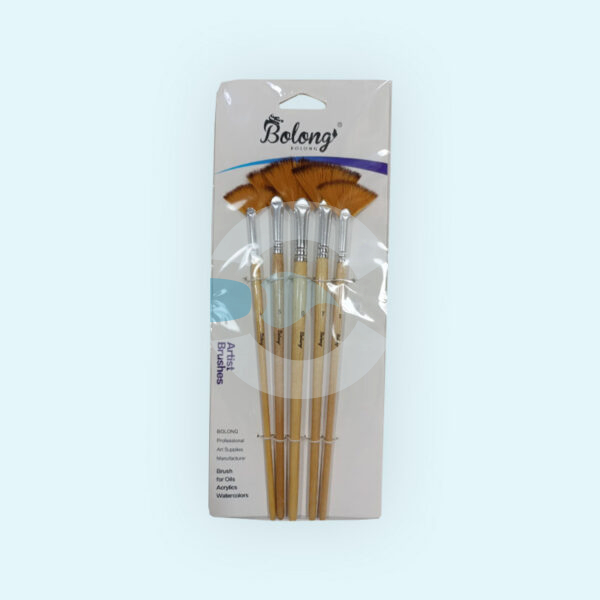Set Pinceles Abanico x 5
