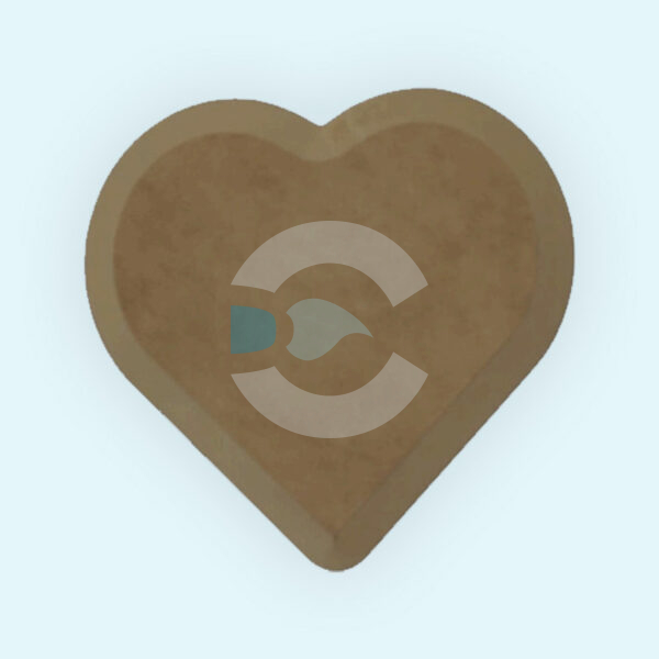 Contramolde corazón chico (16 x 16 cm)