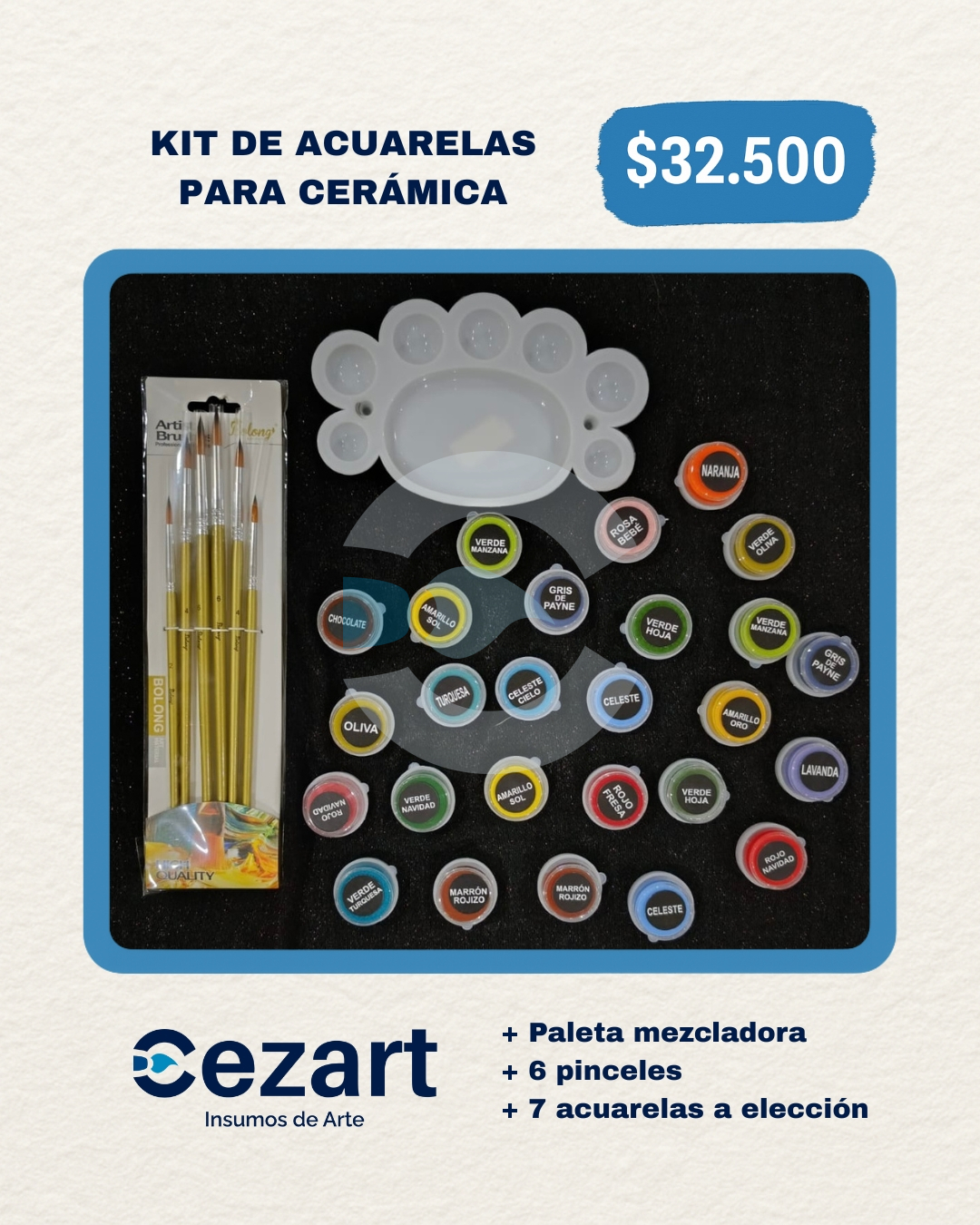 Kit de Acuarelas – Envío Gratis