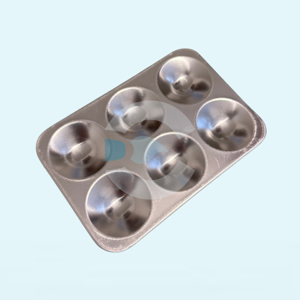 Paleta Mezcladora Metálica para Acuarelas