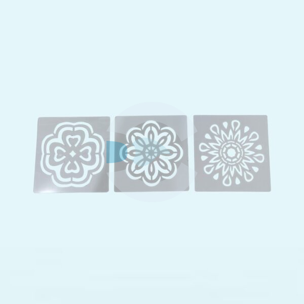Stencil Mándala x 3