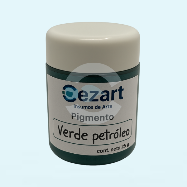 Pigmentos Bajo Cubierta (Listo para usar) Verde Petróleo BC0126 25 gr