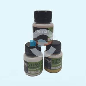 Combo "Metalizados" Oro - Plata - Cobre Vitro Esmalte Eterna 150°