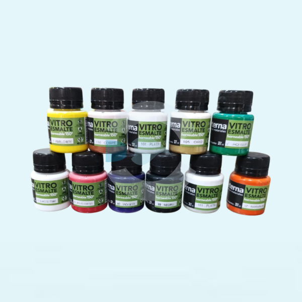 Esmalte Sobre Cubierta Vitro Esmalte Eterna 150° 37ml (Color a Elección)