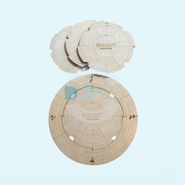 Kit de Platos para Torno + 3 Repuestos