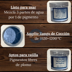 Pigmentos Bajo Cubierta (Listo para usar) Azul Cielo BC0102 25 gr