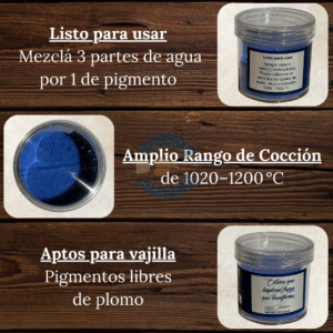 Pigmentos Bajo Cubierta (Listo para usar) Azul Marino BC0104 25 gr