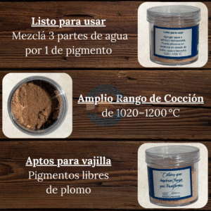 Pigmentos Bajo Cubierta (Listo para usar) Marrón Claro BC0110 25 gr