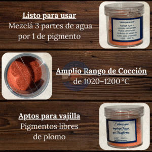 Pigmentos Bajo Cubierta (Listo para usar) Naranja Cadmio BC0113 25 gr