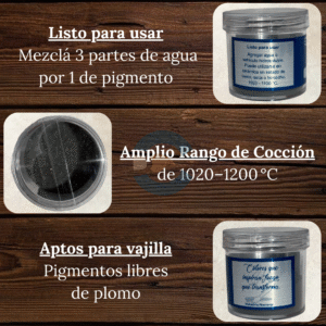 Pigmentos Bajo Cubierta (Listo para usar) Negro BC0114 25 gr