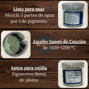 Pigmentos Bajo Cubierta (Listo para usar) Verde Manzana BC0123 25 gr