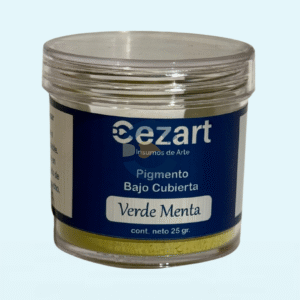 Pigmentos Bajo Cubierta (Listo para usar) Verde Menta BC0122 25 gr