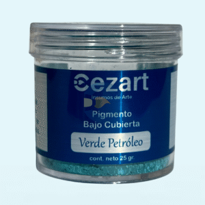Pigmentos Bajo Cubierta (Listo para usar) Verde Petróleo BC0124 25 gr