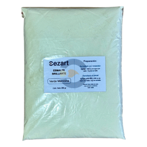 Esmalte Cerámico Brillante Verde Manzana C26 (250 gr / 1 kg)