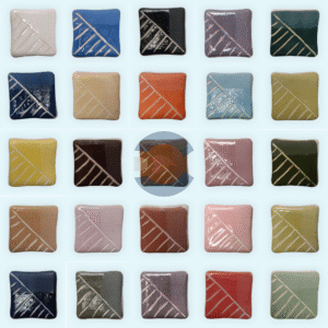 Combo 25 Colores De Engobes Cerámicos Cezart x 100 gr c/u