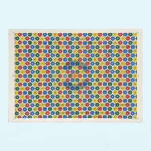 Papel de Transferencia Floral Margaritas Multicolor 52 x 37 cm