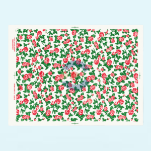 Papel de Transferencia Floral Rosas Rojas 52 x 37 cm