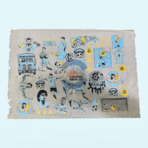Papel de Transferencia Selección Argentina Fútbol 52 x 37 cm