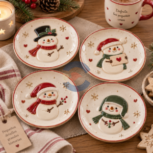 Kit Sellos y Cortantes Muñecos de Nieve